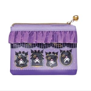 Sanrio Kuromi Faux Leather 20th Anniversary Purple Pouch